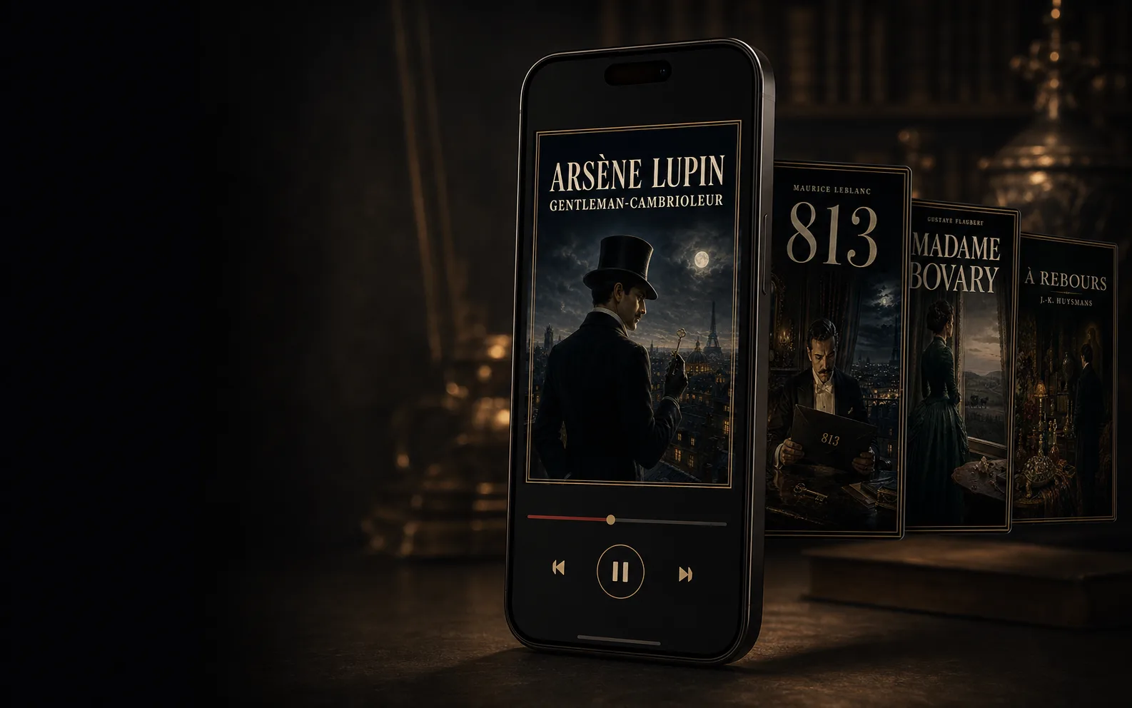 Le lecteur audio Vinteuil et sa collection de classiques
