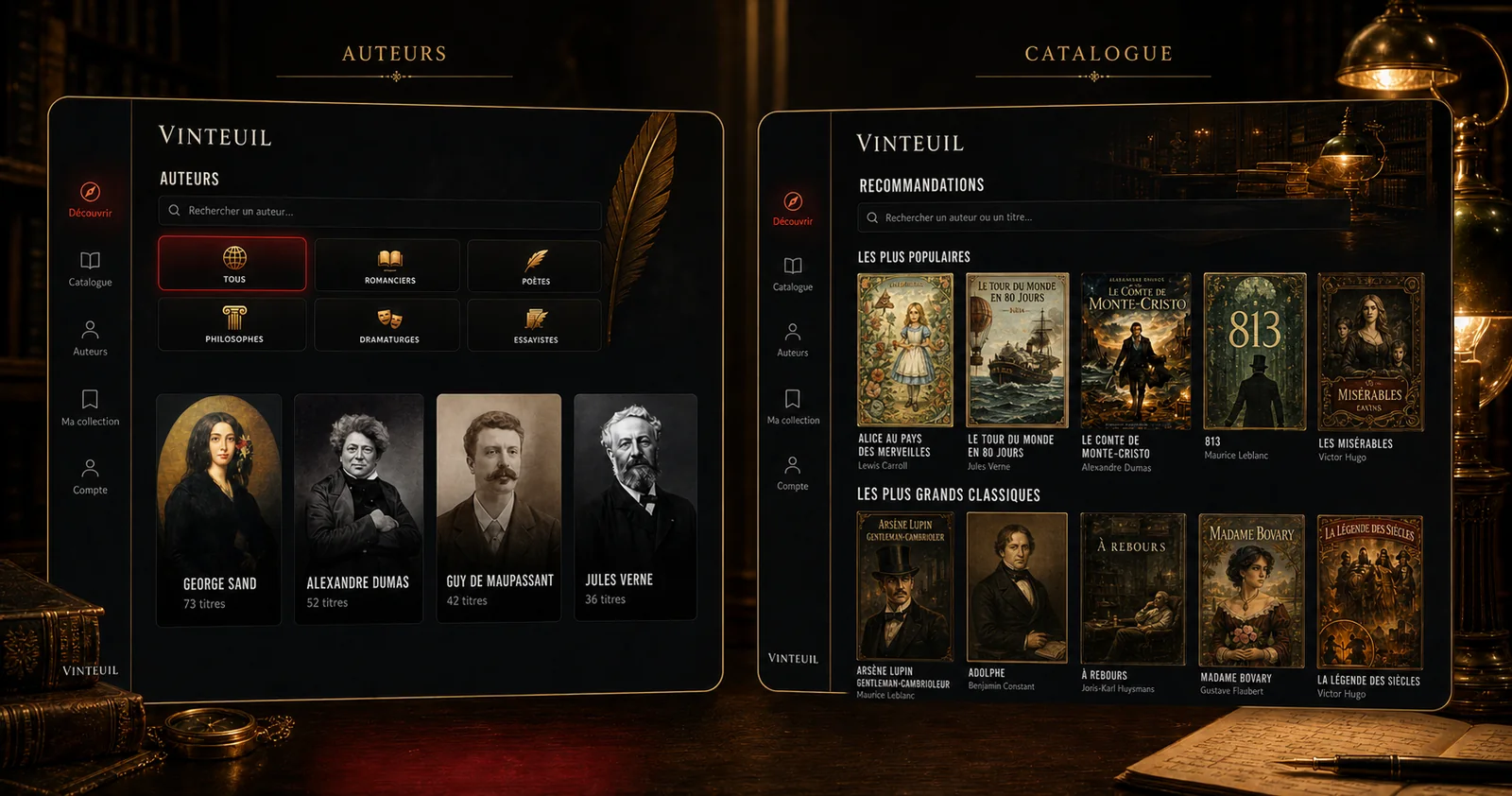 Découvrez les auteurs et le catalogue Vinteuil